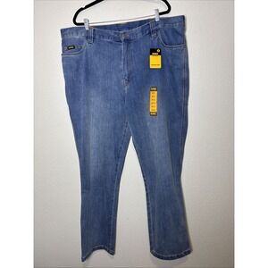 DeWalt Grayling MENS Light Blue Denim Jeans Workwear Durable Size 46X33 NWT!